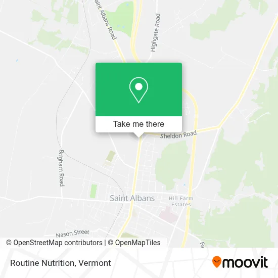 Routine Nutrition map