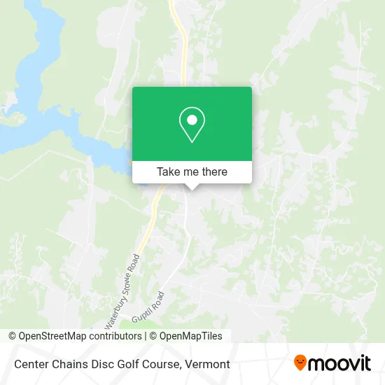 Center Chains Disc Golf Course map