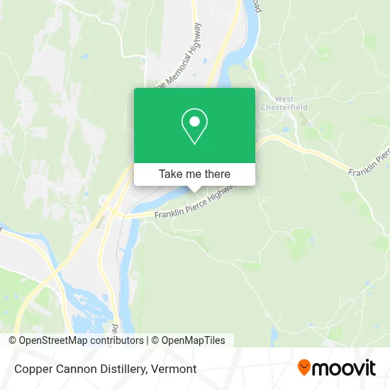 Copper Cannon Distillery map
