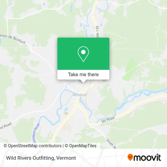 Wild Rivers Outfitting map