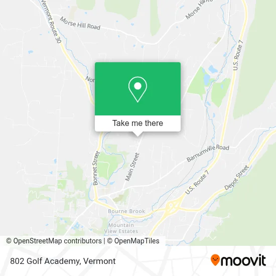 802 Golf Academy map