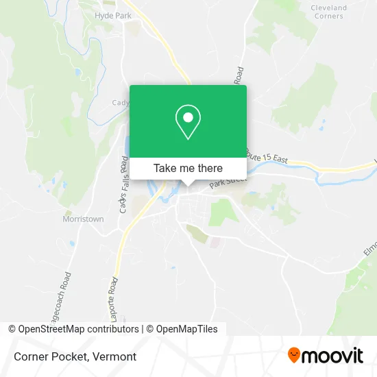 Corner Pocket map
