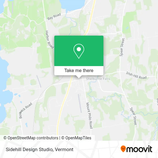 Sidehill Design Studio map