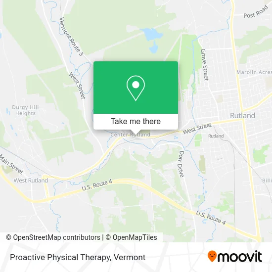 Proactive Physical Therapy map