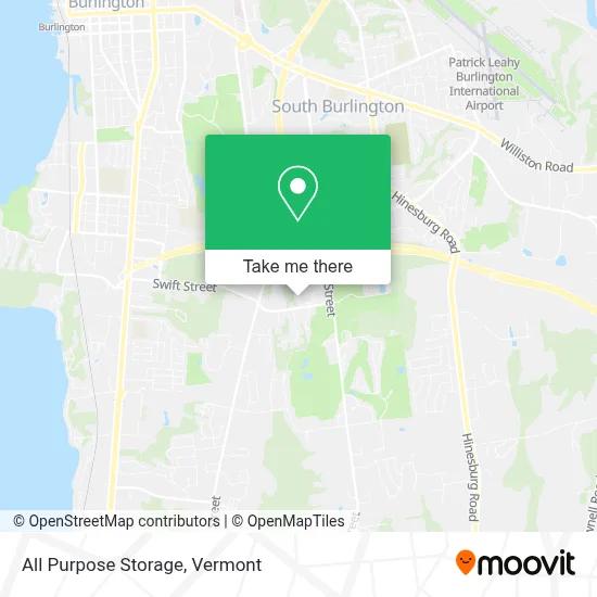 All Purpose Storage map