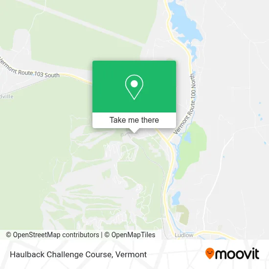 Haulback Challenge Course map