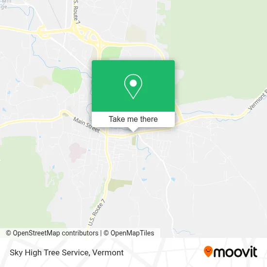 Sky High Tree Service map