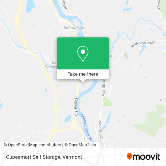 Cubesmart Self Storage map
