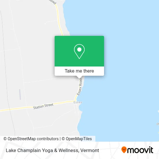 Lake Champlain Yoga & Wellness map
