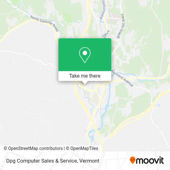 Dpg Computer Sales & Service map