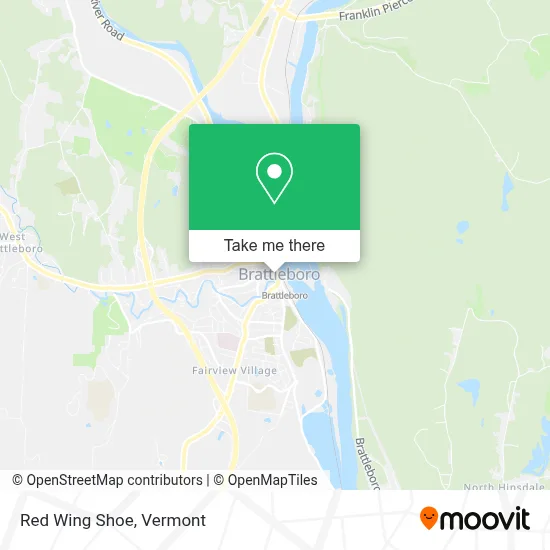 Red Wing Shoe map