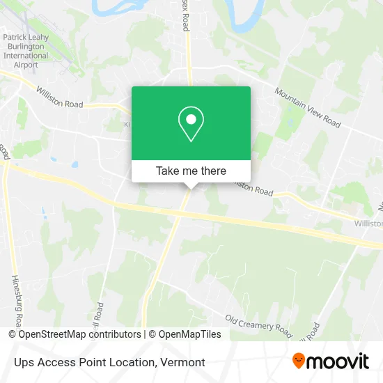 Ups Access Point Location map