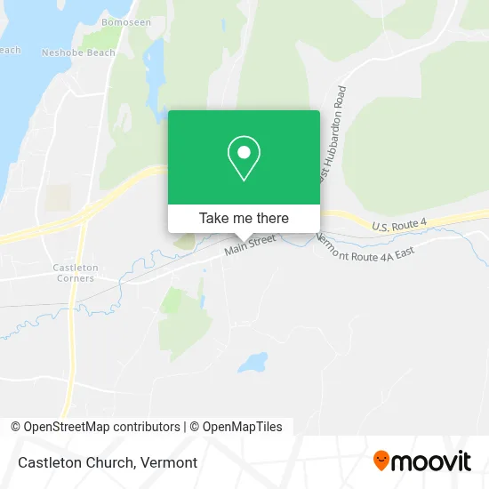 Castleton Church map