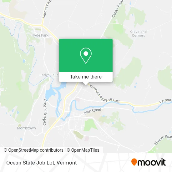 Ocean State Job Lot map