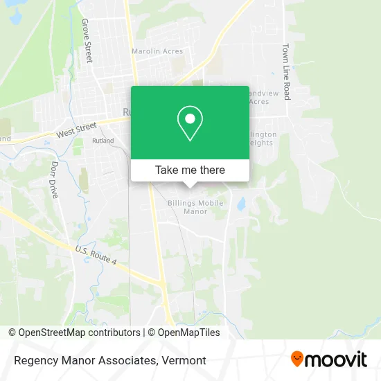 Regency Manor Associates map