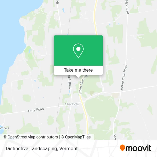 Distinctive Landscaping map