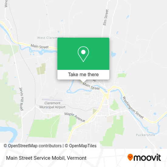 Main Street Service Mobil map