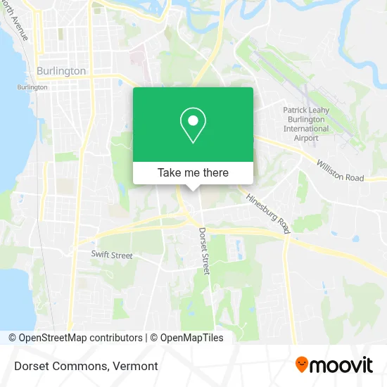 Dorset Commons map