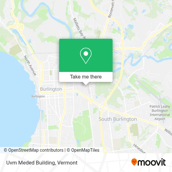 Uvm Meded Building map