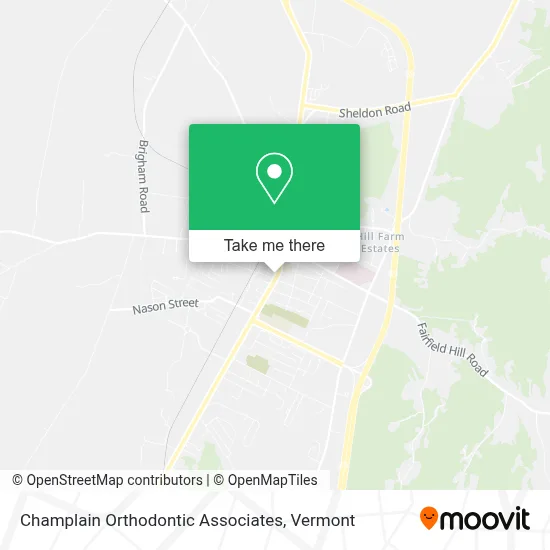 Champlain Orthodontic Associates map