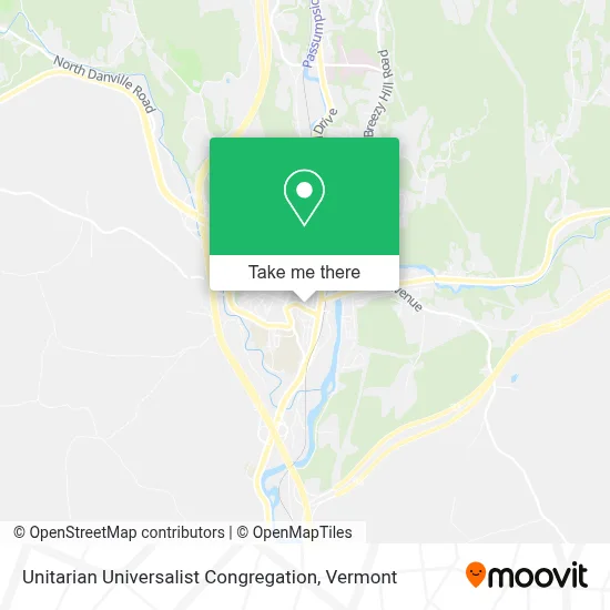 Unitarian Universalist Congregation map
