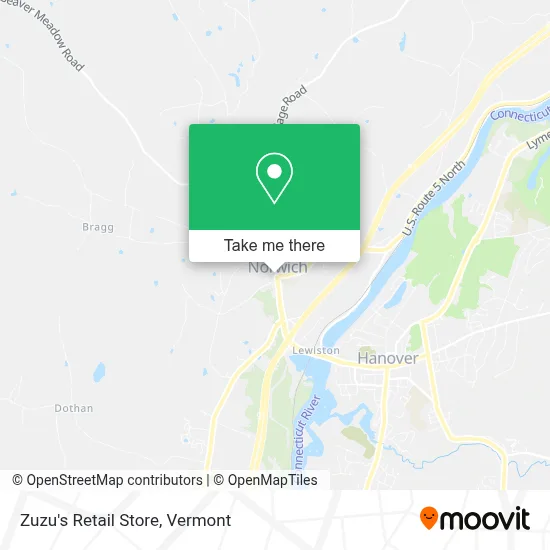 Zuzu's Retail Store map