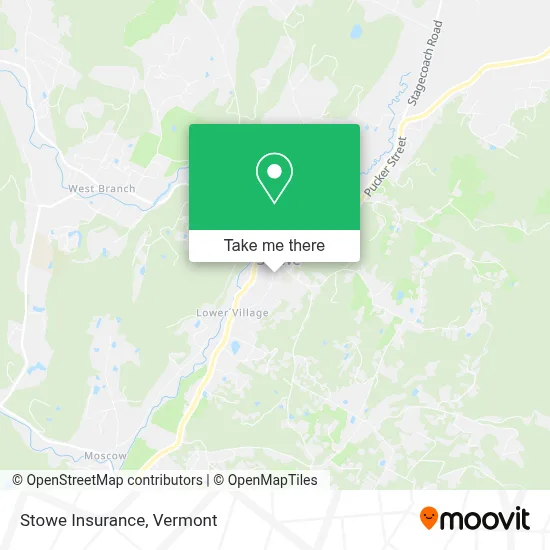 Stowe Insurance map