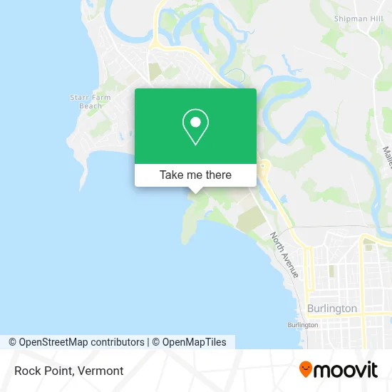 Rock Point map