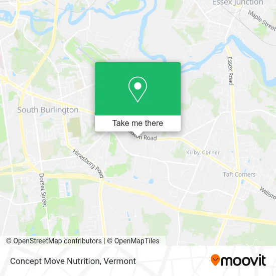 Concept Move Nutrition map