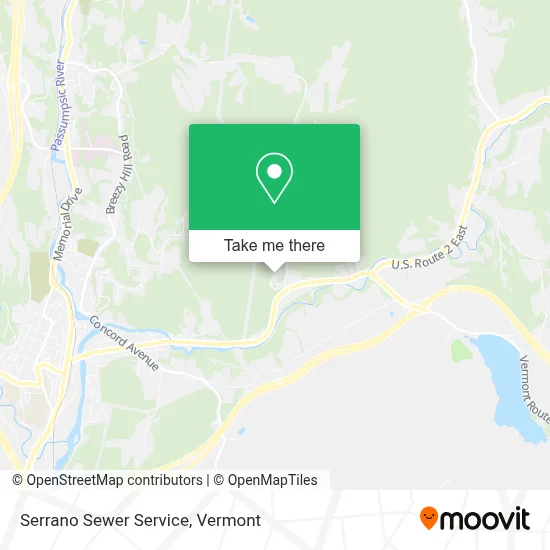 Serrano Sewer Service map