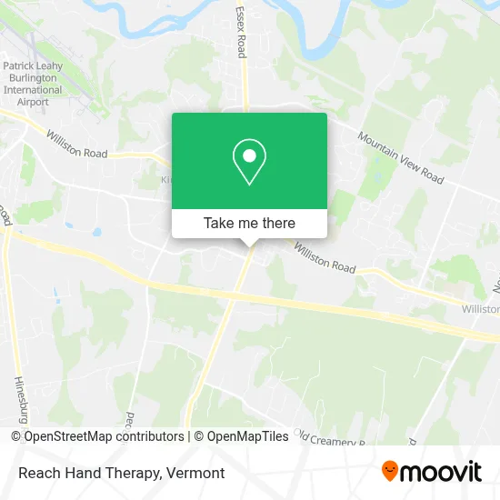Reach Hand Therapy map