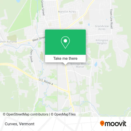 Curves map