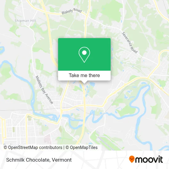 Schmilk Chocolate map