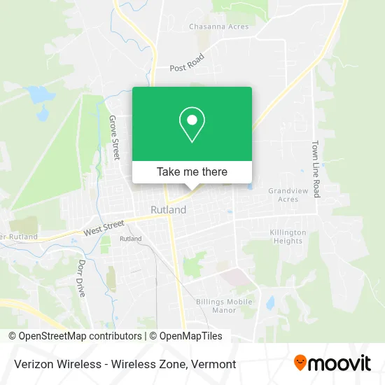 Verizon Wireless - Wireless Zone map