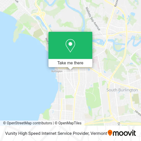 Vunity High Speed Internet Service Provider map
