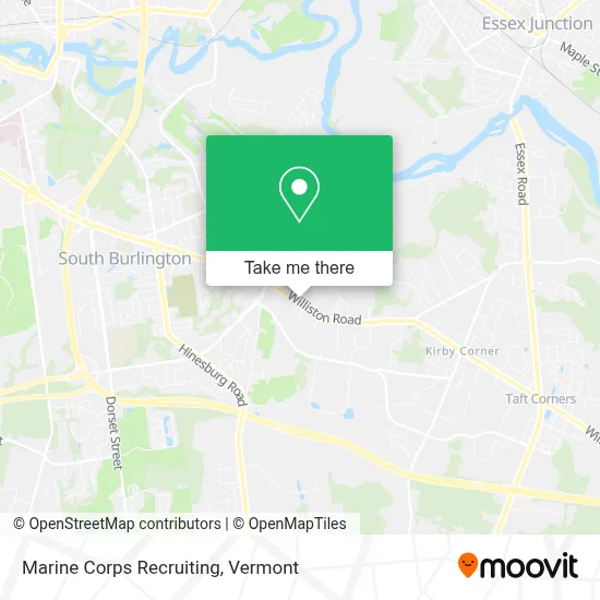 Marine Corps Recruiting map