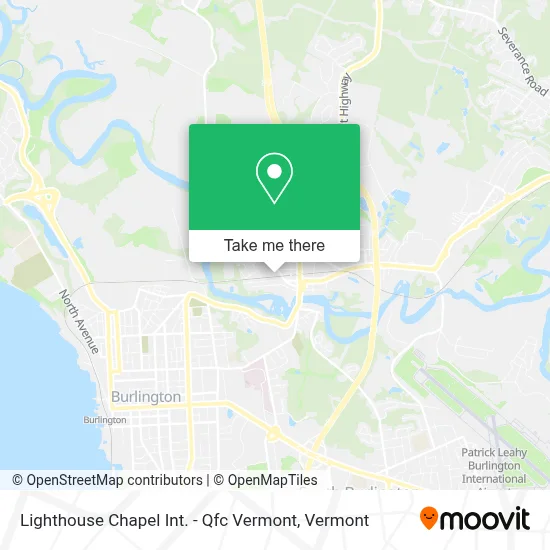 Lighthouse Chapel Int. - Qfc Vermont map