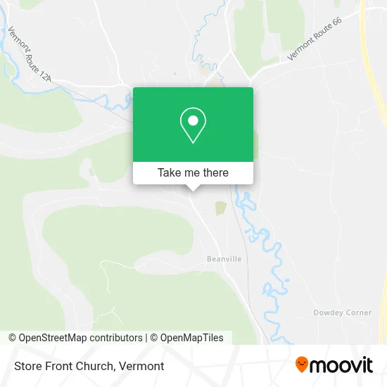 Store Front Church map