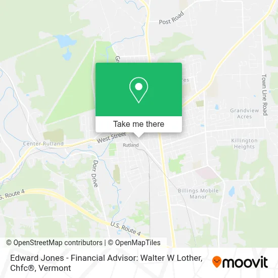 Edward Jones - Financial Advisor: Walter W Lother, Chfc® map