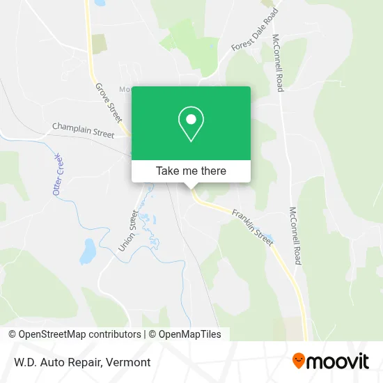 W.D. Auto Repair map