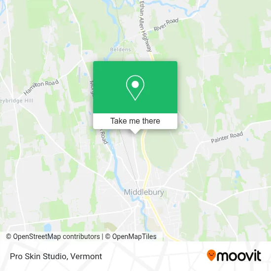 Pro Skin Studio map