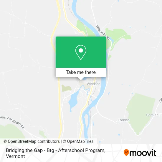 Bridging the Gap - Btg - Afterschool Program map