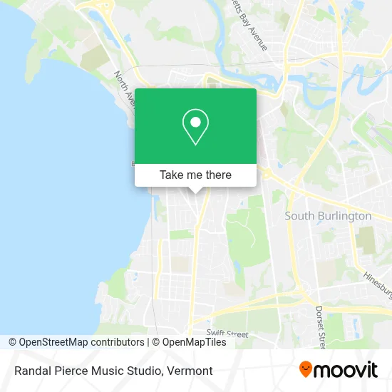 Randal Pierce Music Studio map