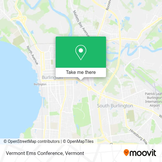 Vermont Ems Conference map