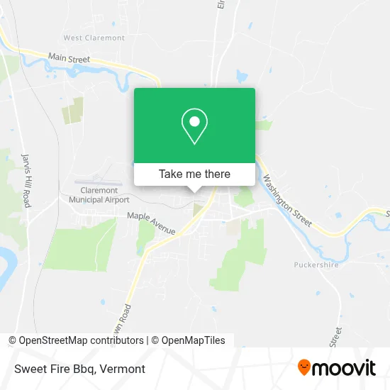 Sweet Fire Bbq map