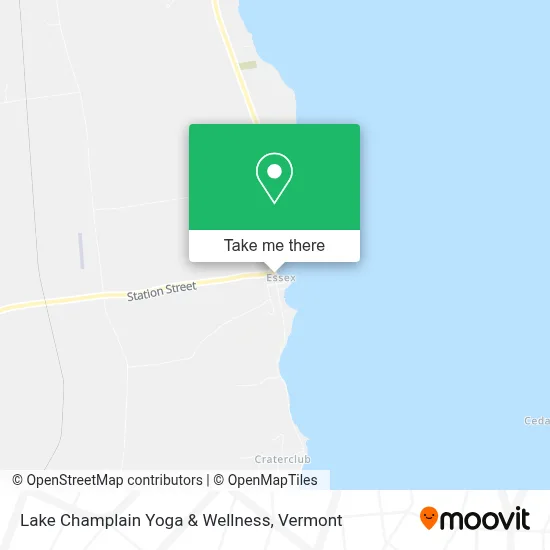 Lake Champlain Yoga & Wellness map
