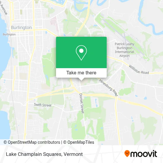 Lake Champlain Squares map