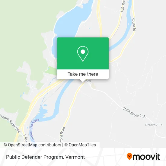 Public Defender Program map