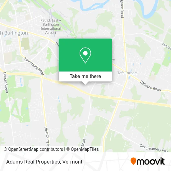 Adams Real Properties map
