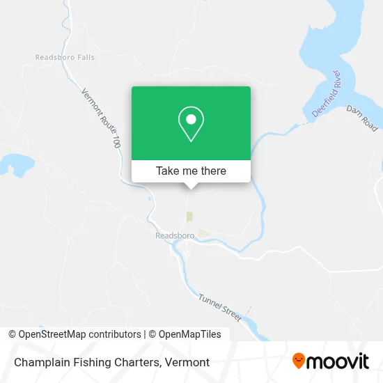 Champlain Fishing Charters map